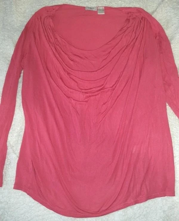 Top drapé rose manches longues La Redoute 44 - 2XL – photo 11